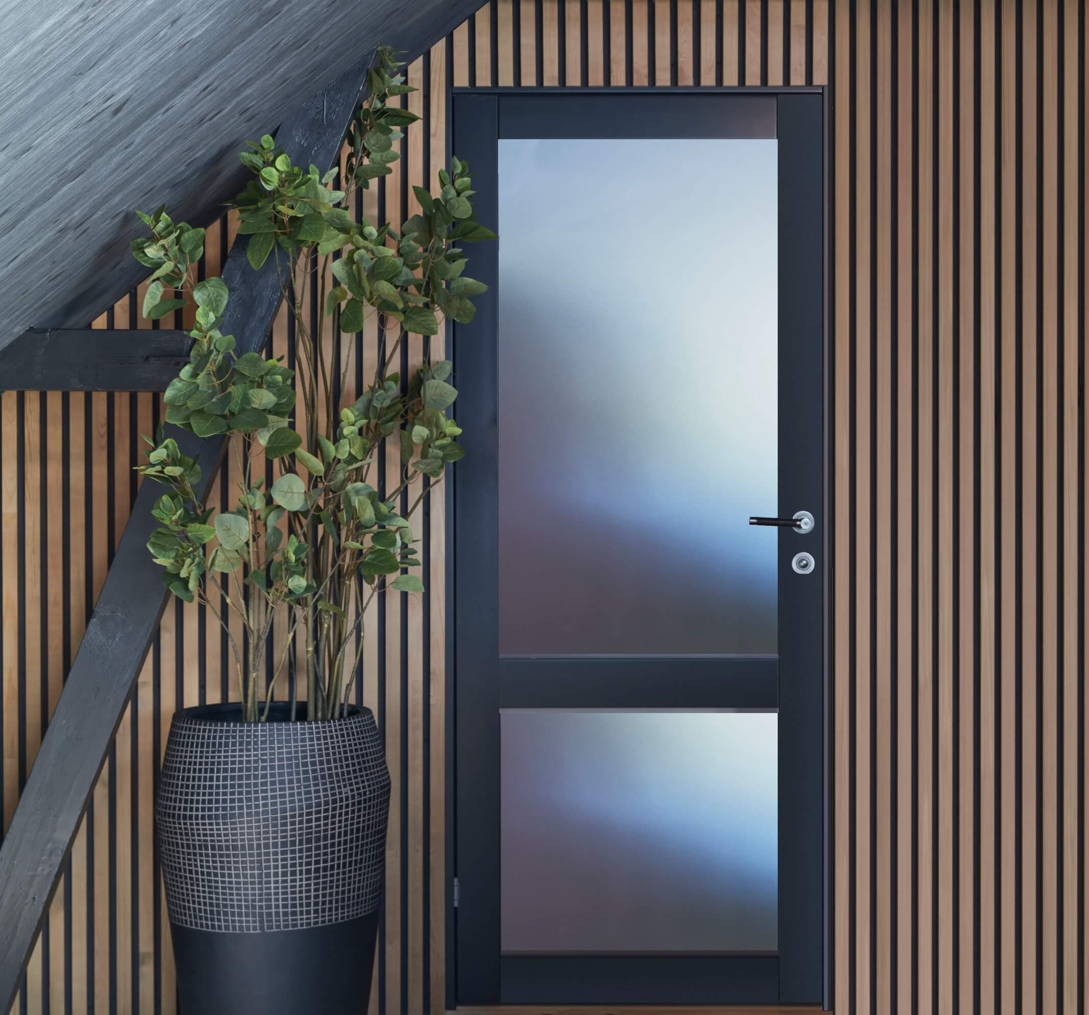 Nordic door illustrasjonsbilde